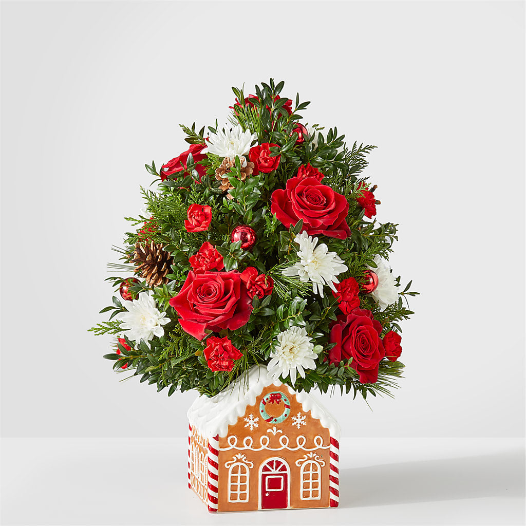 Spiced Gingerbread Tree – Abell Flower Shop, Abernathy TX