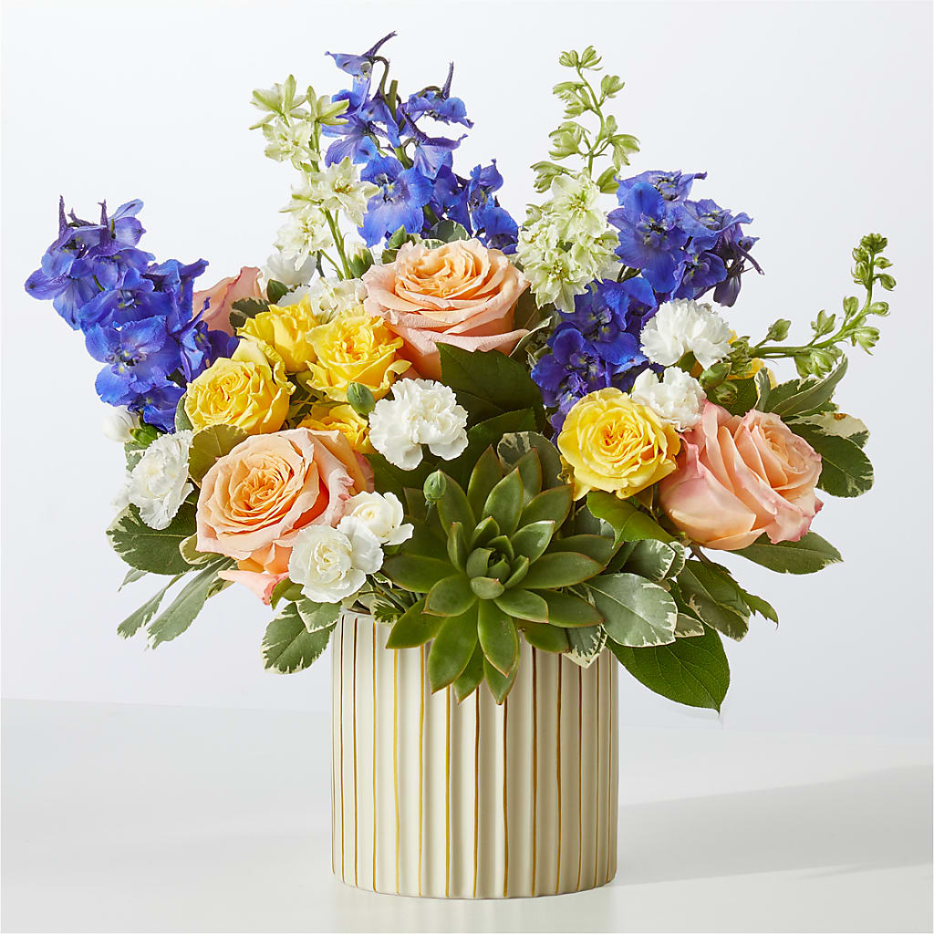 Cobalt Reverie Bouquet – Abell Flower Shop, Abernathy TX