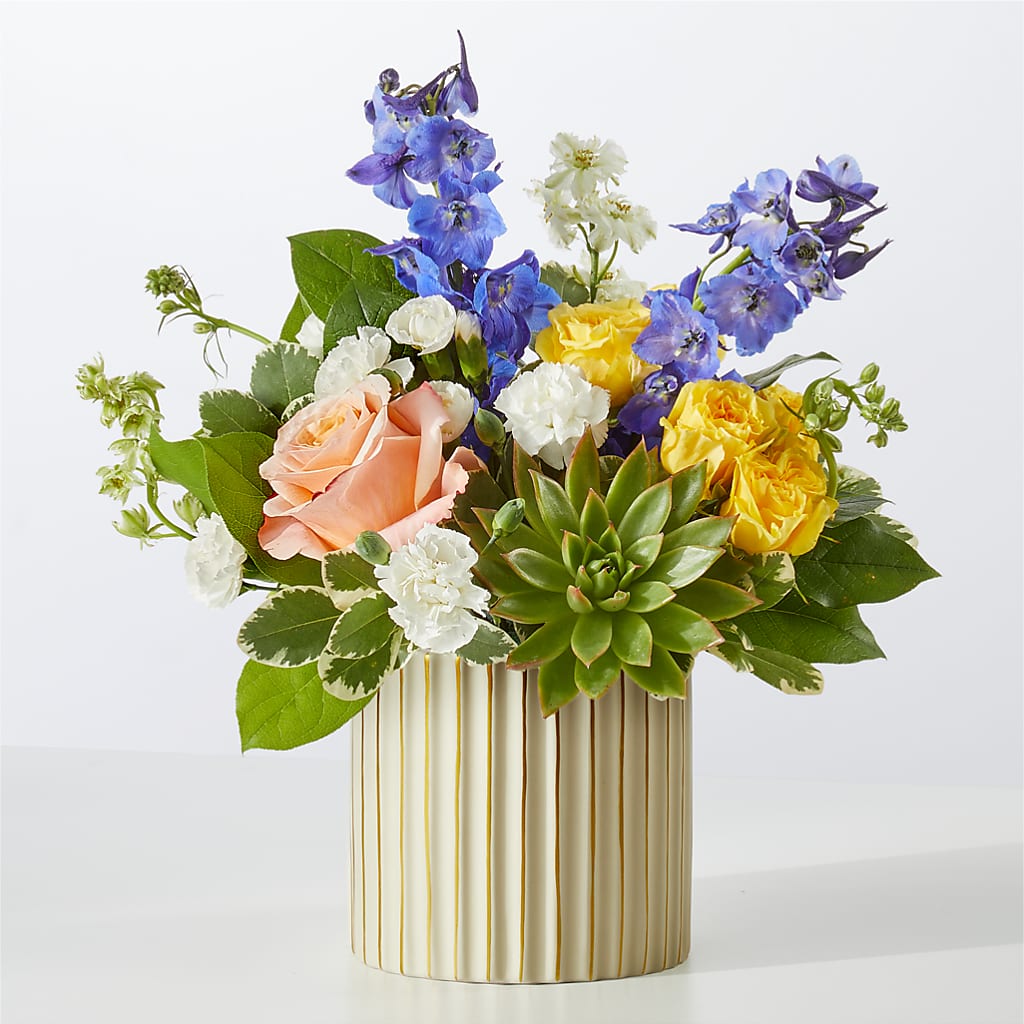 Cobalt Reverie Bouquet – Abell Flower Shop, Abernathy TX
