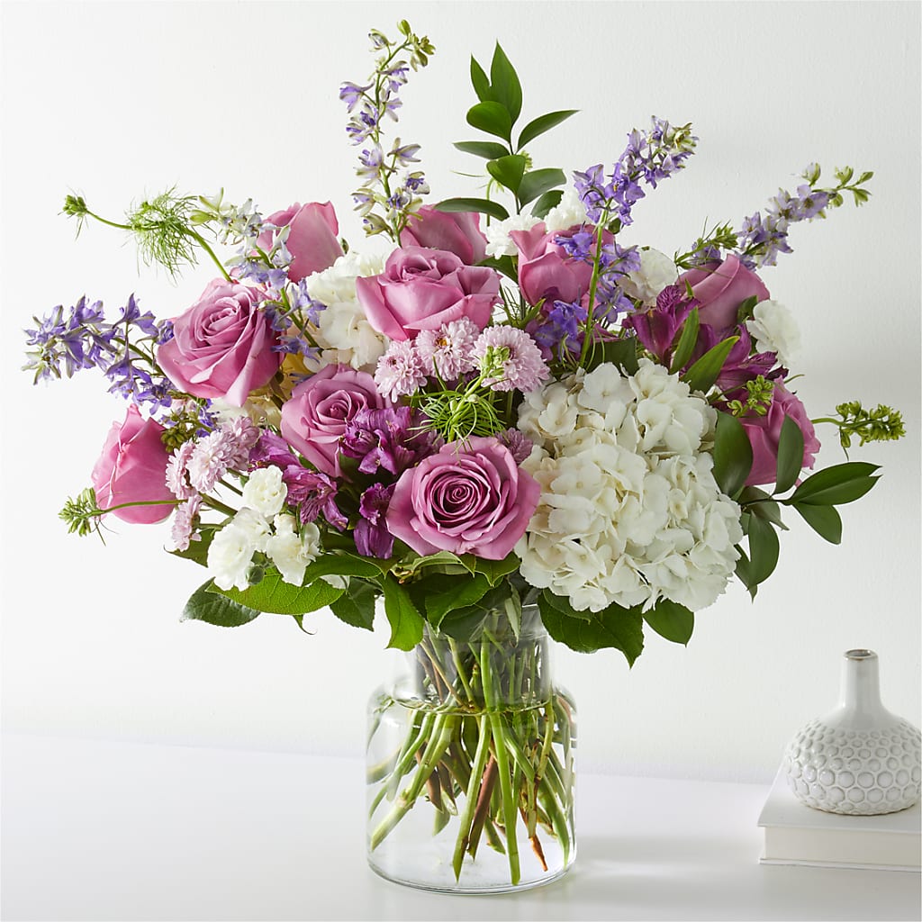 Violet Caress Bouquet – Abell Flower Shop, Abernathy TX