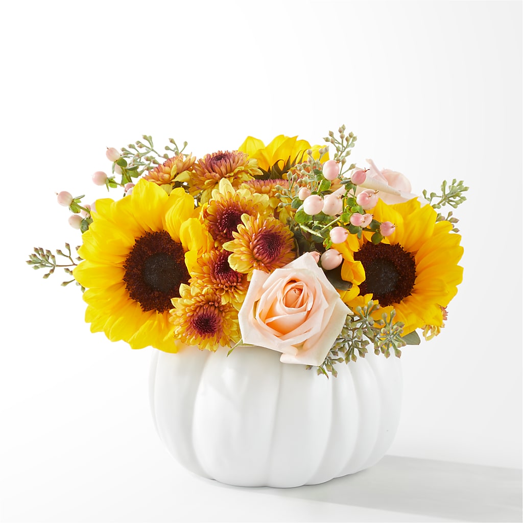 Pumpkin to Talk About Bouquet – Abell Flower Shop, Abernathy TX