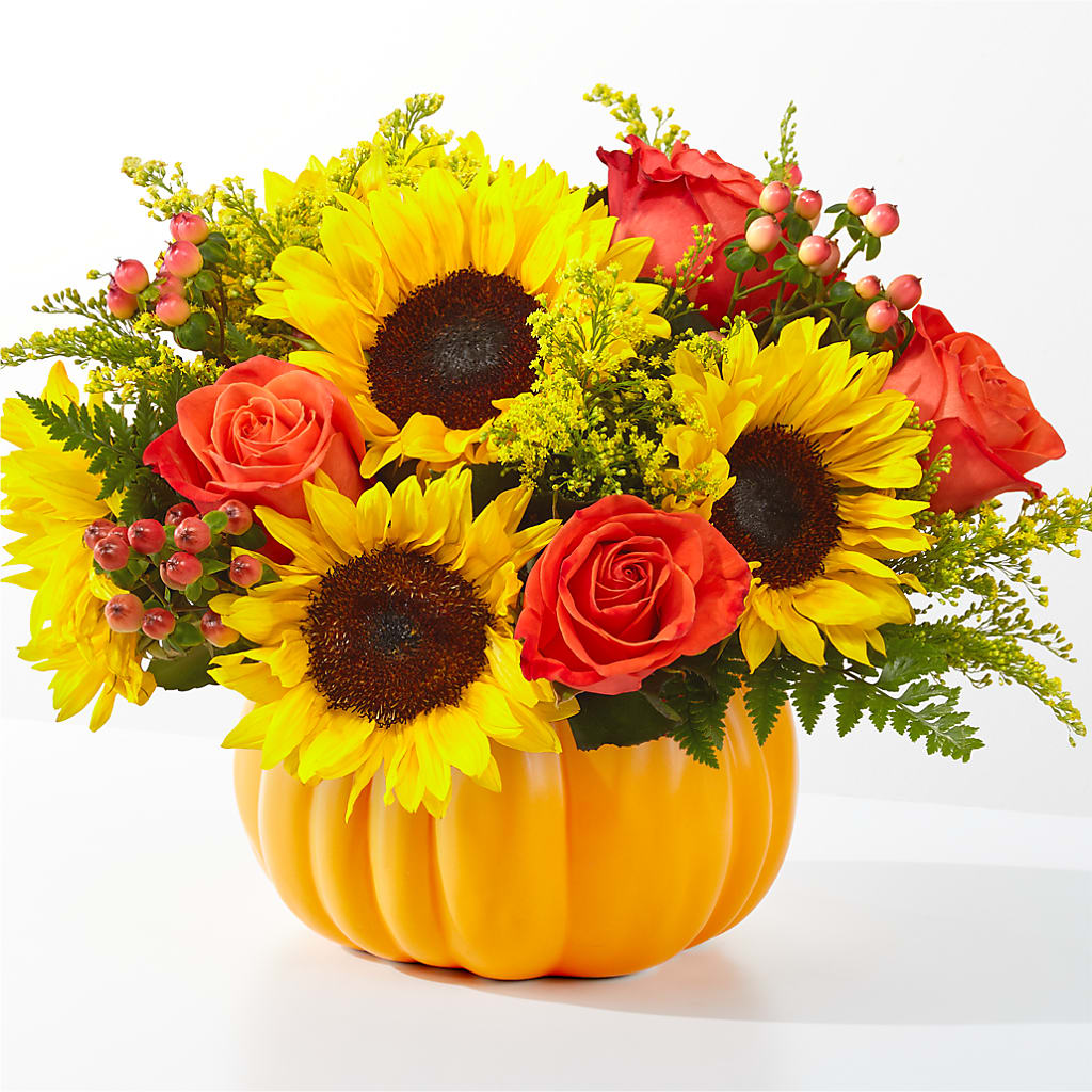 Pick of the Patch Pumpkin Bouquet – Abell Flower Shop, Abernathy TX