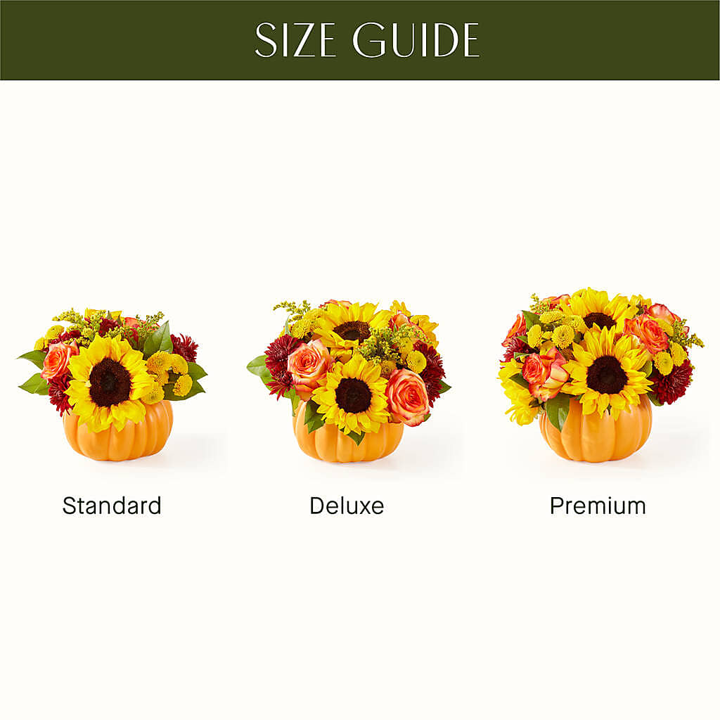 Golden Gourd Pumpkin Bouquet – Abell Flower Shop, Abernathy TX