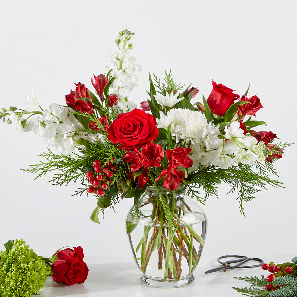 Merry Moment Bouquet – A Florist Original – Abell Flower Shop, Abernathy TX