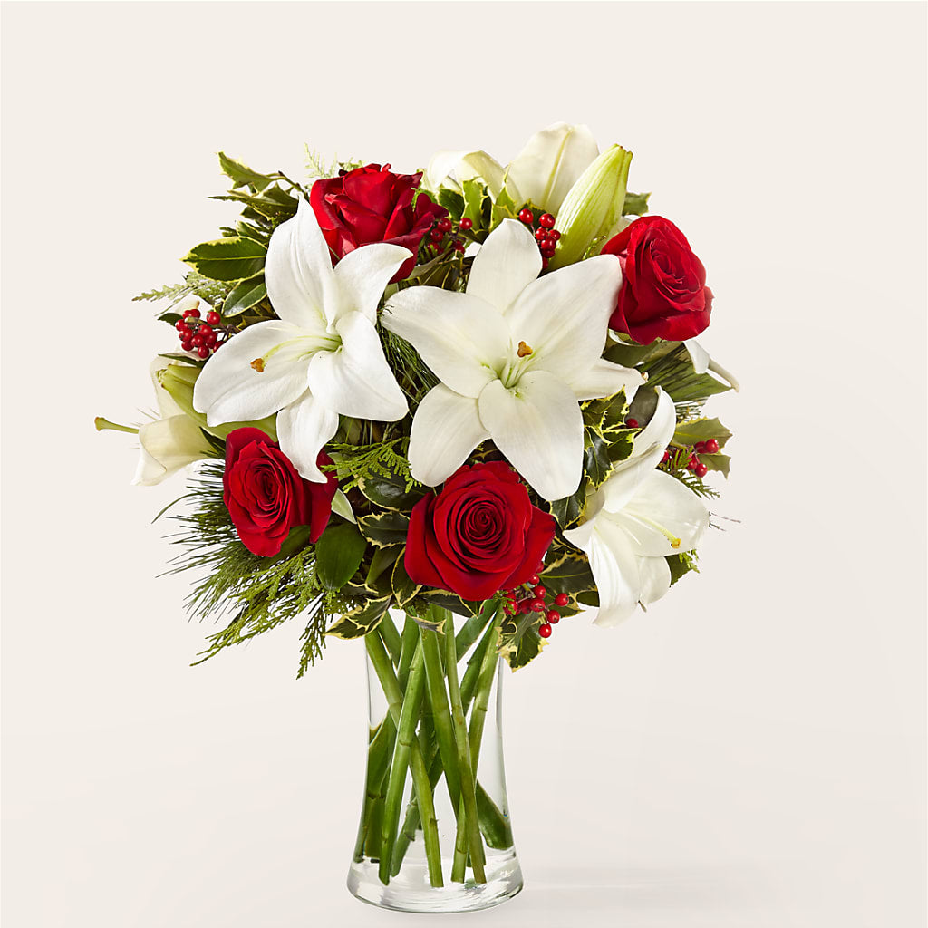 Sparkling Snowflakes Bouquet – Abell Flower Shop, Abernathy TX