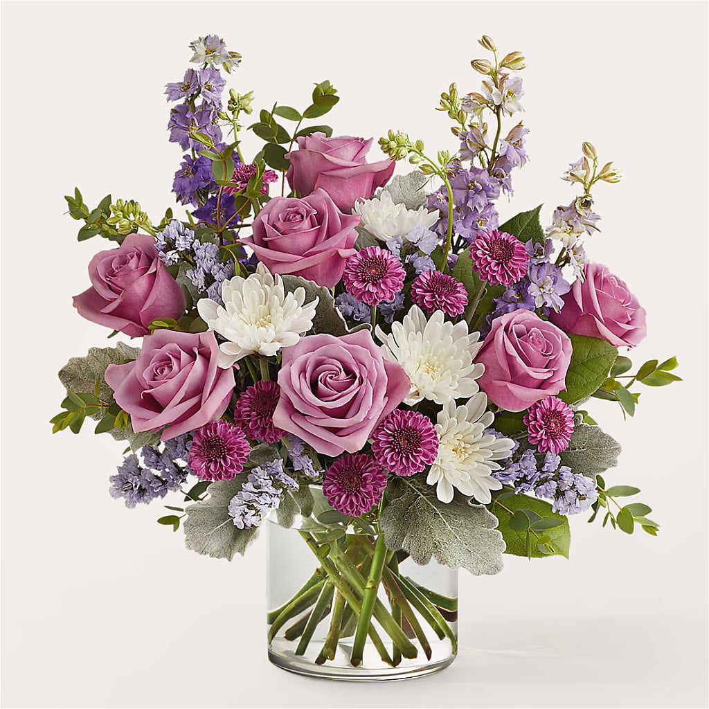Violet Frost Bouquet – Abell Flower Shop, Abernathy TX