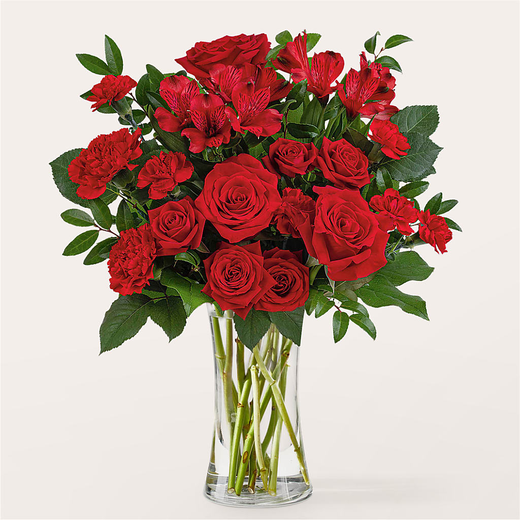 Brilliant Ruby Bouquet – Abell Flower Shop, Abernathy TX