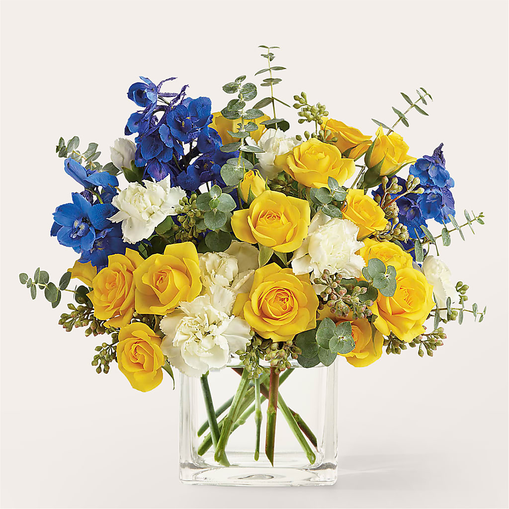 Sparkling Citrine Bouquet – Abell Flower Shop, Abernathy TX