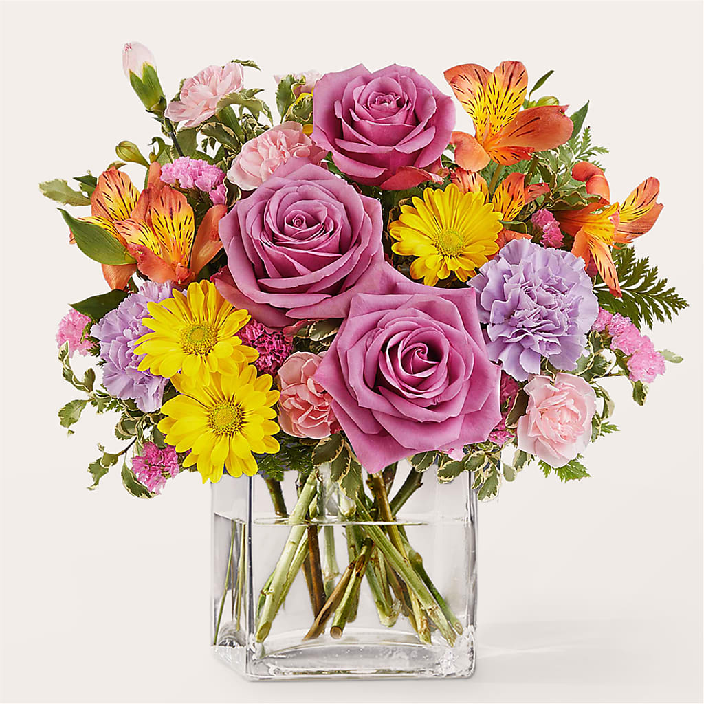 Shades of Happiness Bouquet – Abell Flower Shop, Abernathy TX