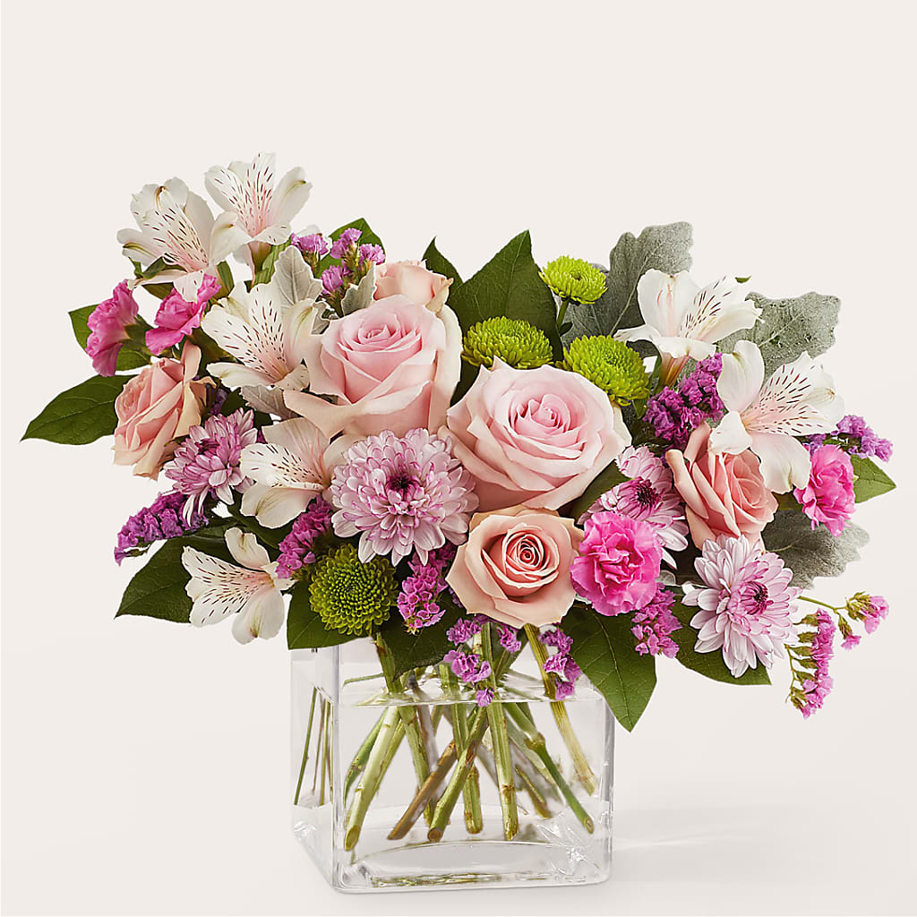 Pink Suede Bouquet – Abell Flower Shop, Abernathy TX