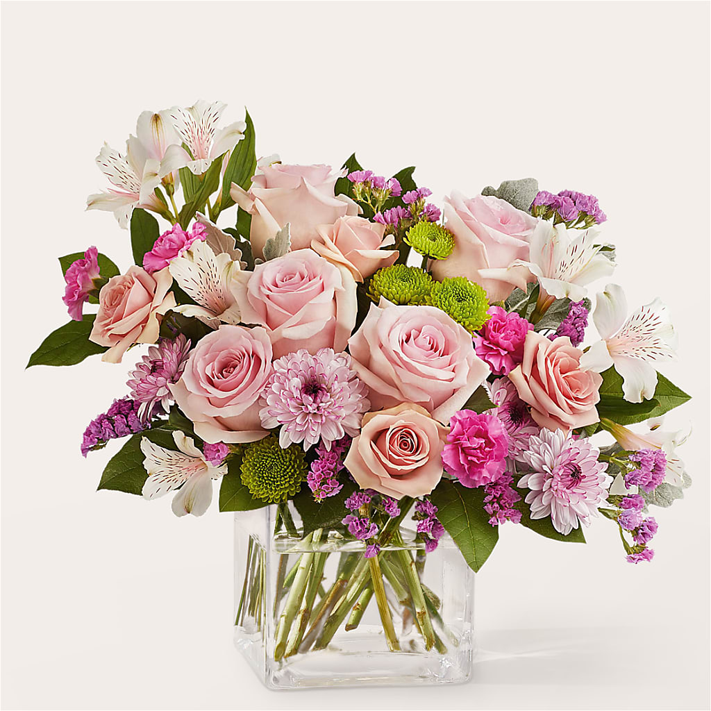 Pink Suede Bouquet – Abell Flower Shop, Abernathy TX