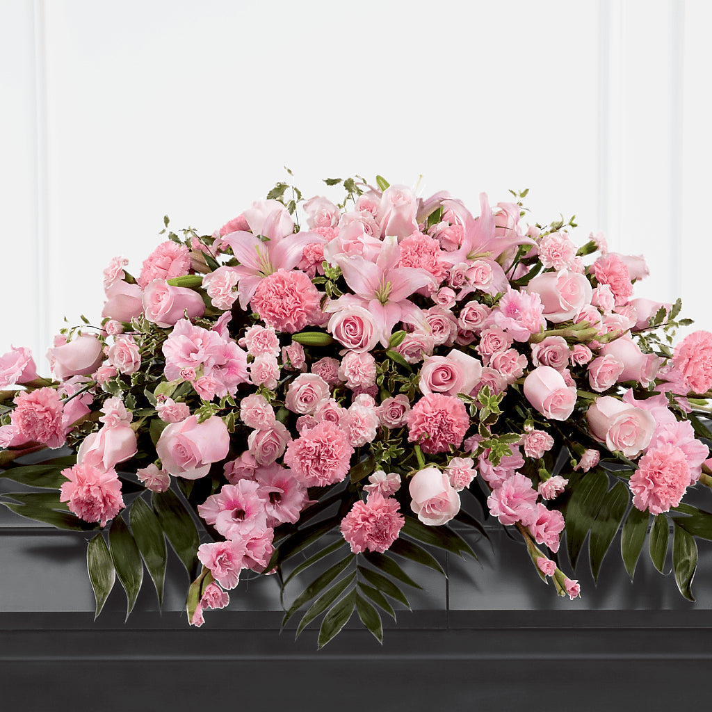 Garden of Comfort Casket Spray (Standard) – Abell Flower Shop, Abernathy TX
