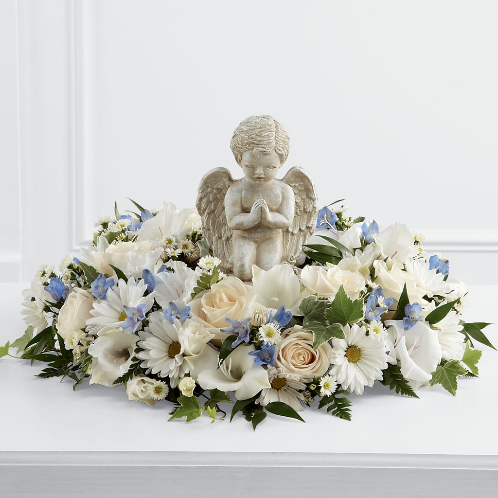 Little Angel Ring of Flowers – Abell Flower Shop, Abernathy TX