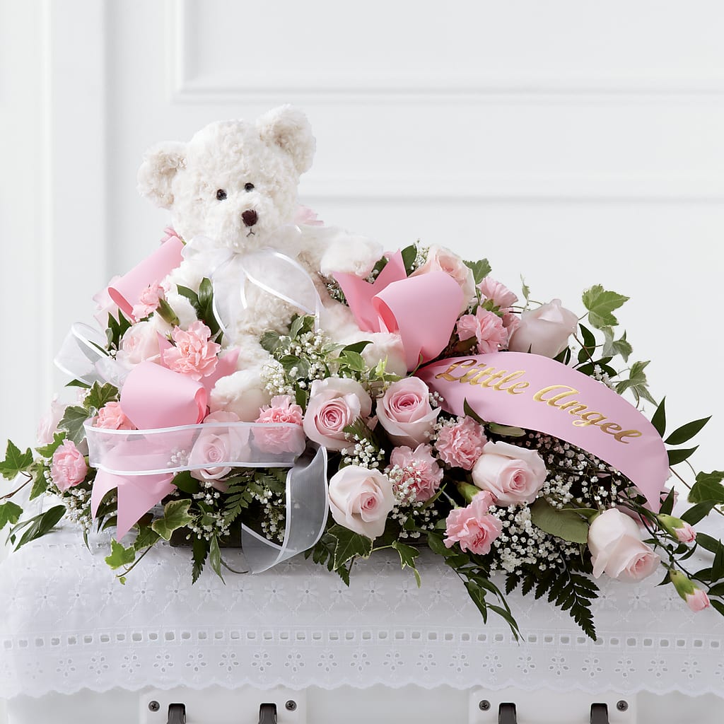 Touch of Sympathy Casket Spray – Abell Flower Shop, Abernathy TX