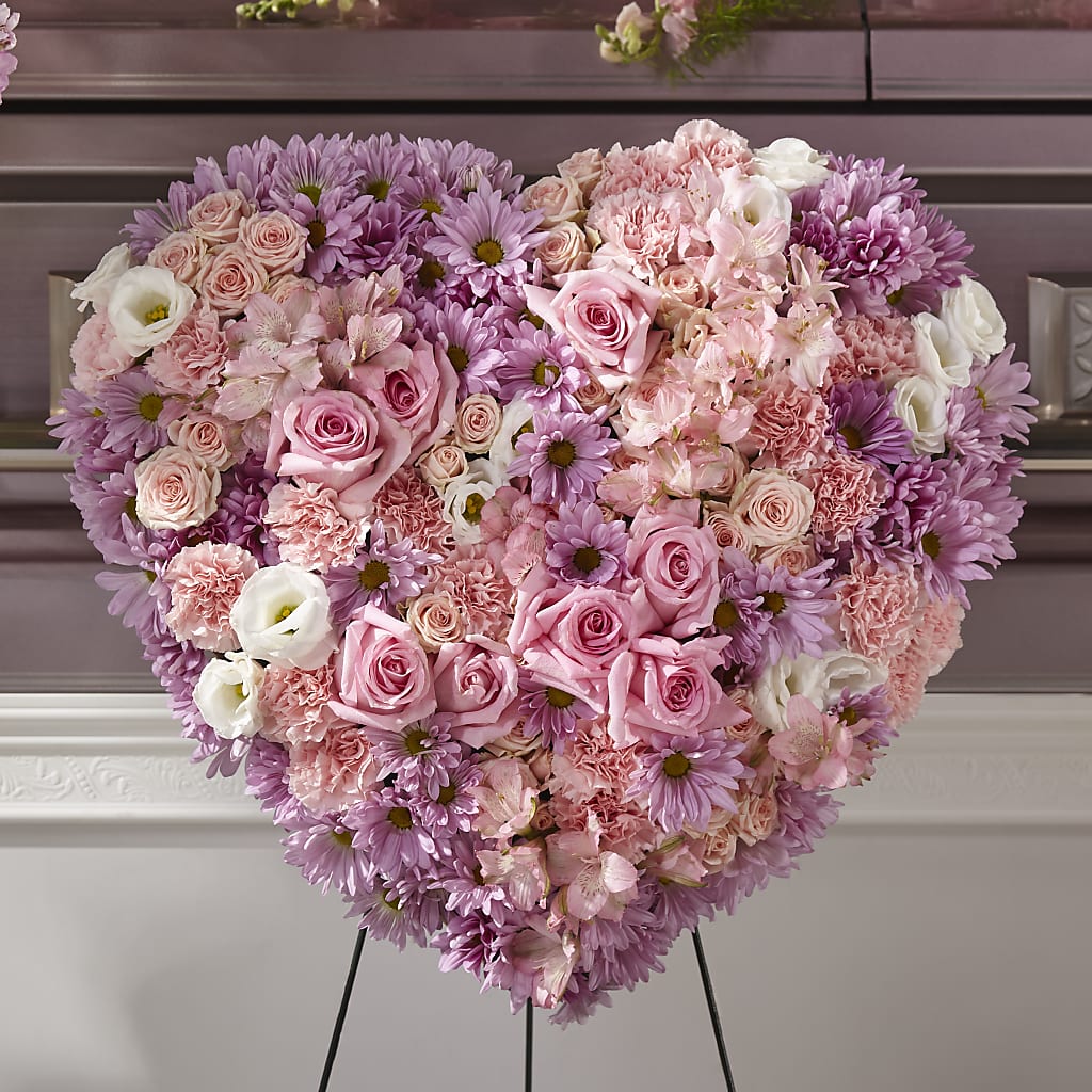 Heaven's Light Heart – Abell Flower Shop, Abernathy TX