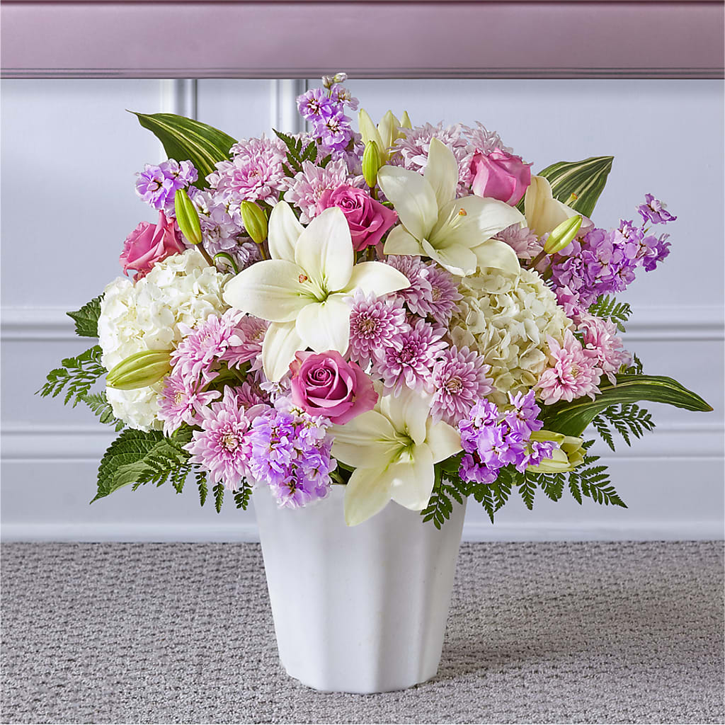 Heaven Sent Floor Basket – Abell Flower Shop, Abernathy TX