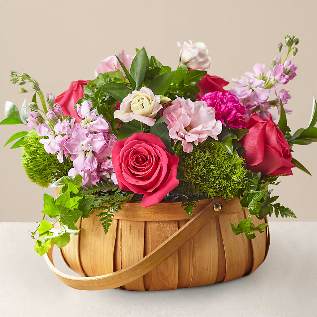 Radiance in Bloom Basket – Abell Flower Shop, Abernathy TX