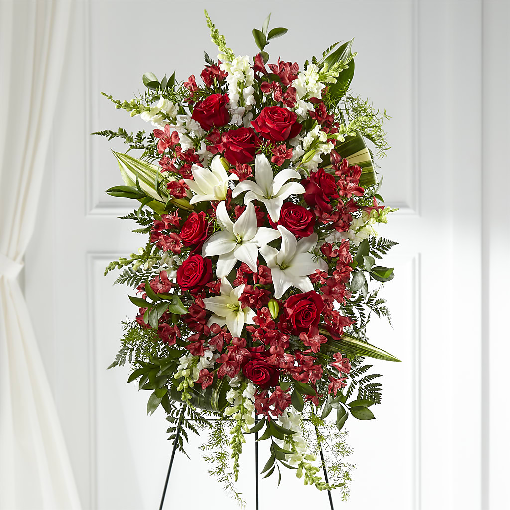 Everlasting Memory Standing Spray – Abell Flower Shop, Abernathy TX