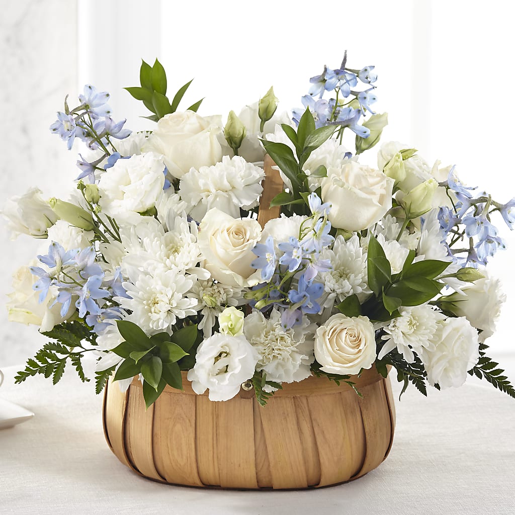 Sincerely Heartfelt Basket – Abell Flower Shop, Abernathy TX