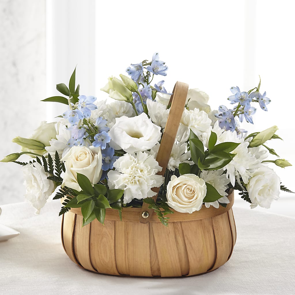 Sincerely Heartfelt Basket – Abell Flower Shop, Abernathy TX