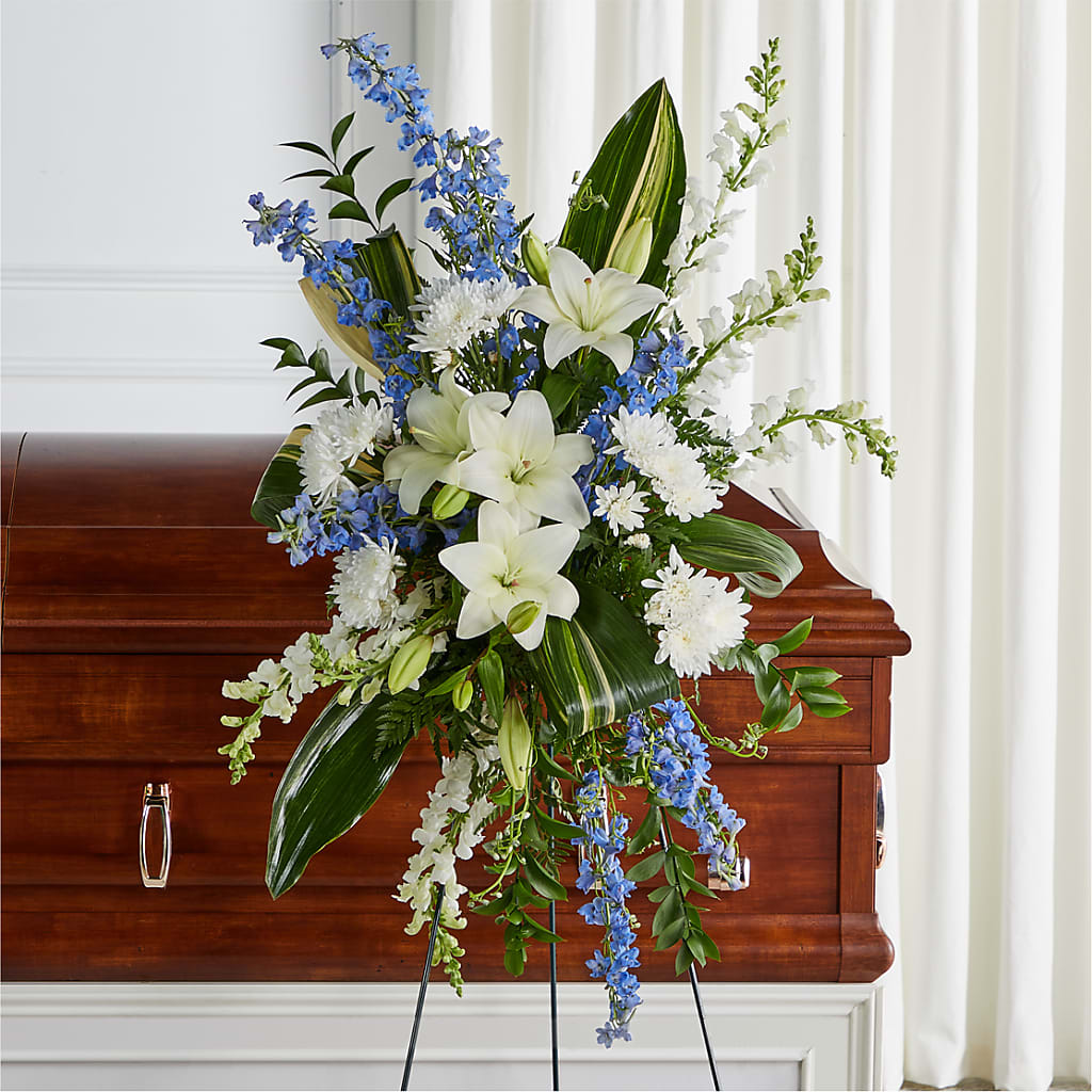 Eternal Impressions Standing Spray – Abell Flower Shop, Abernathy TX