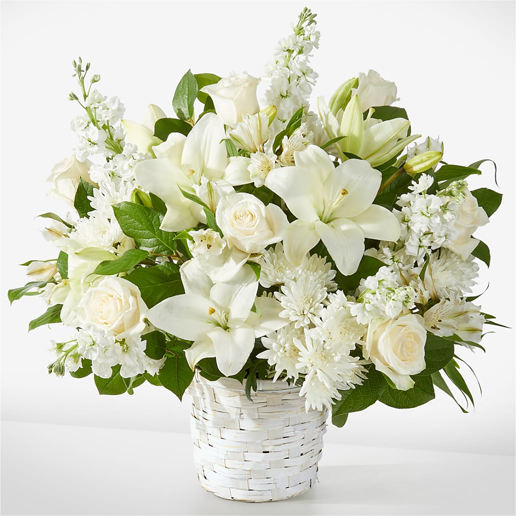 Peaceful Reflections Arrangement – Abell Flower Shop, Abernathy TX