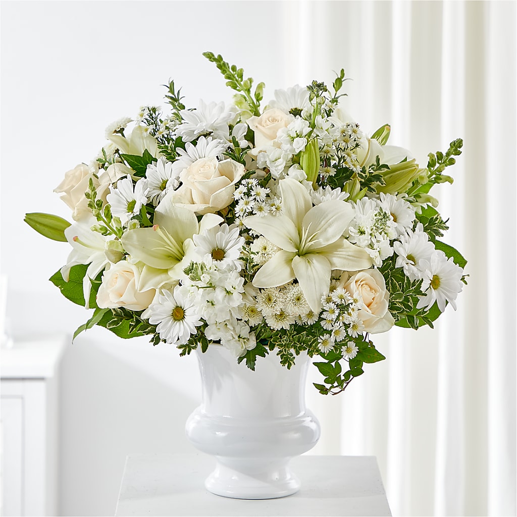 Uplifting Urn Arrangement – Abell Flower Shop, Abernathy TX