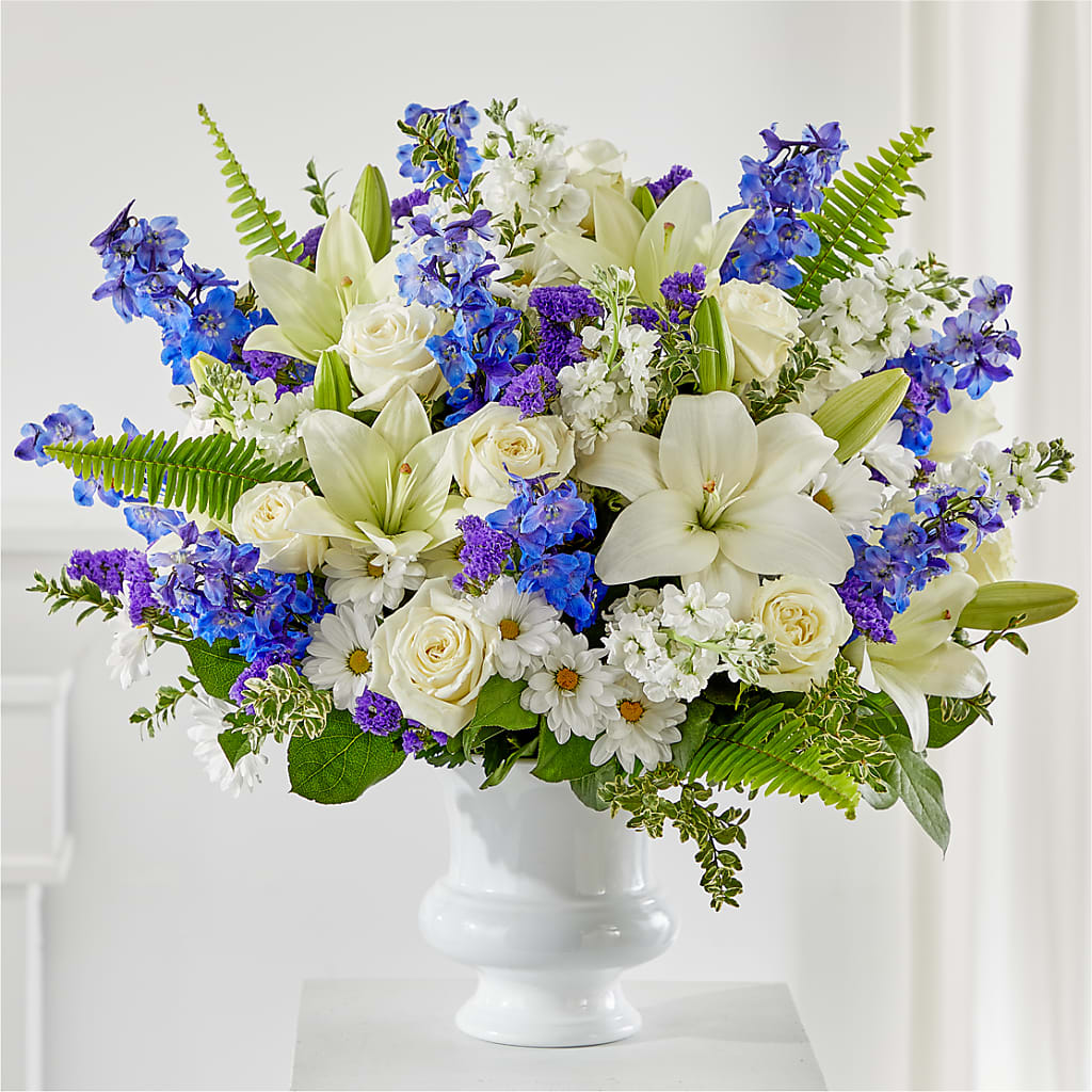 Expressions of Hope Urn Arrangement – Abell Flower Shop, Abernathy TX