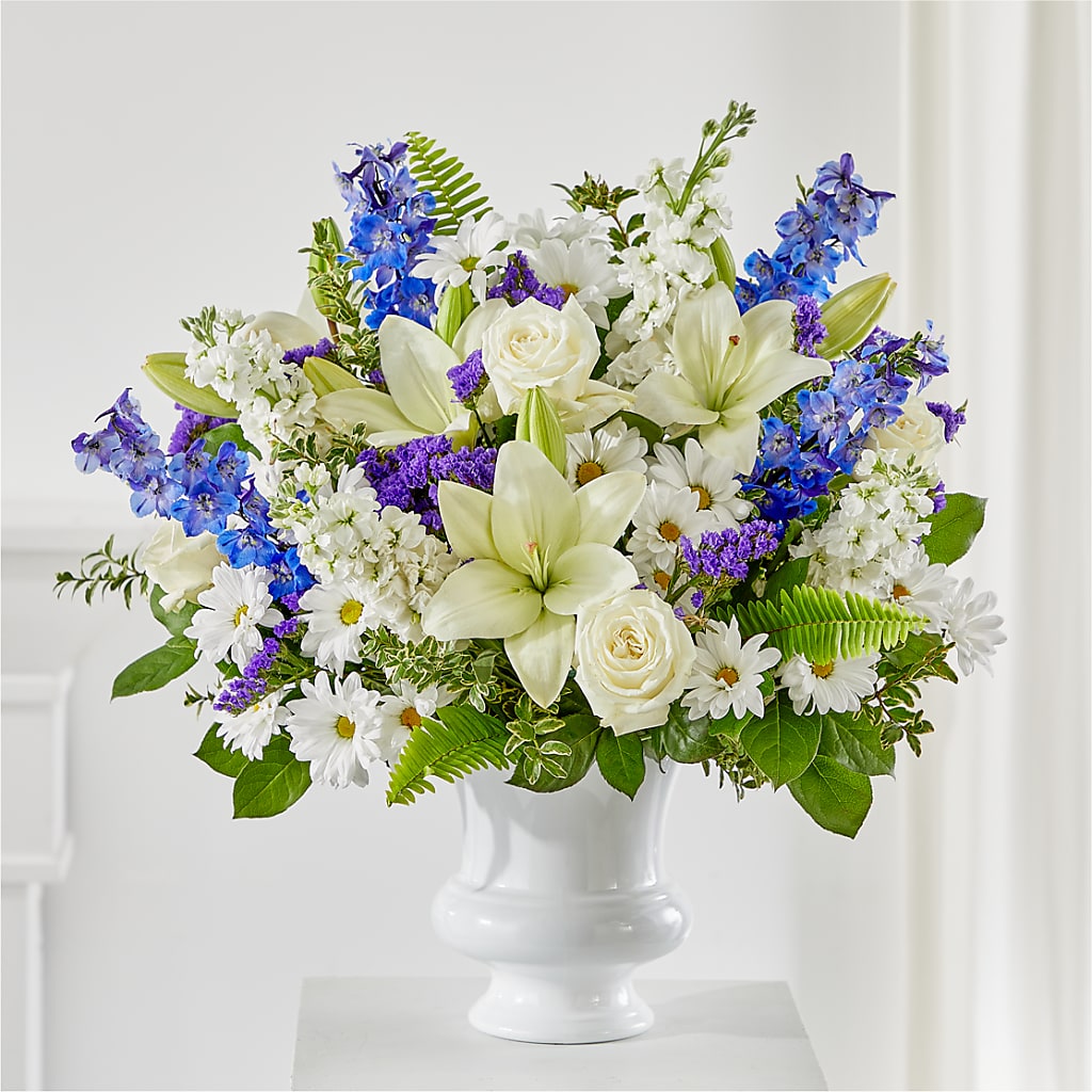 Expressions of Hope Urn Arrangement – Abell Flower Shop, Abernathy TX
