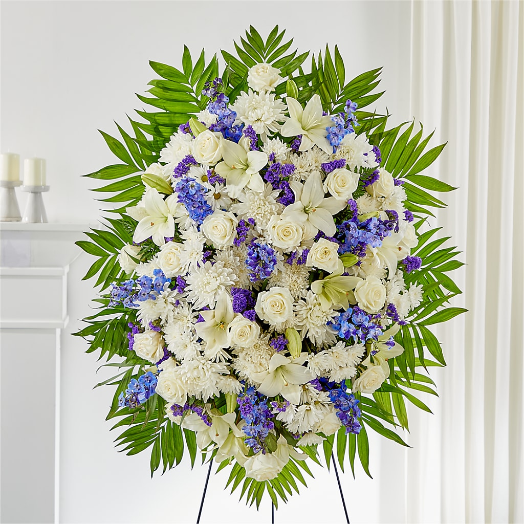 At Rest Standing Spray – Abell Flower Shop, Abernathy TX