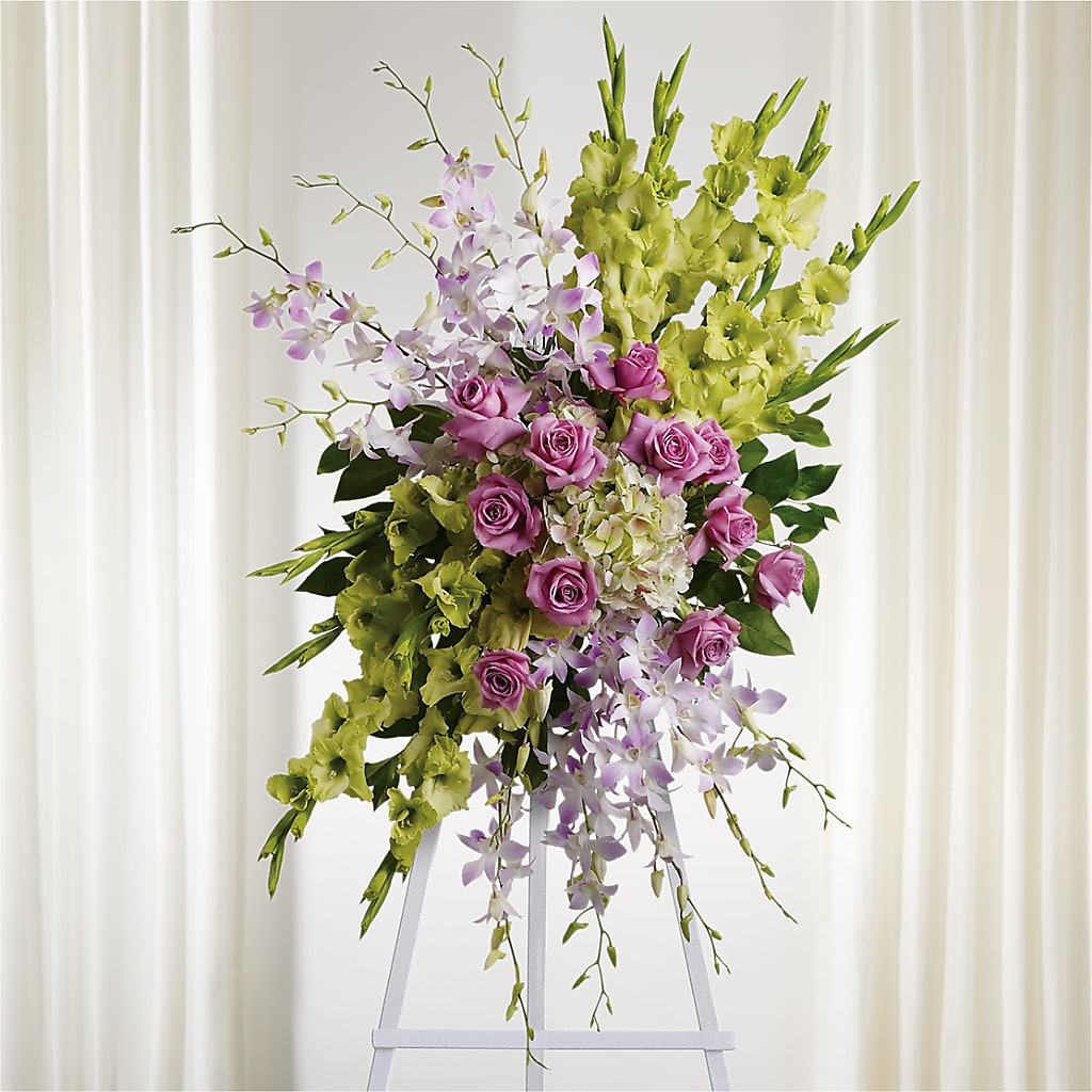 Lasting Legacy Standing Spray – Abell Flower Shop, Abernathy TX