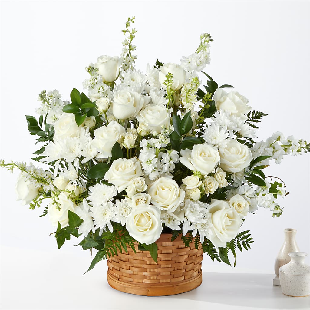 Heartfelt Condolences Arrangement – Abell Flower Shop, Abernathy TX