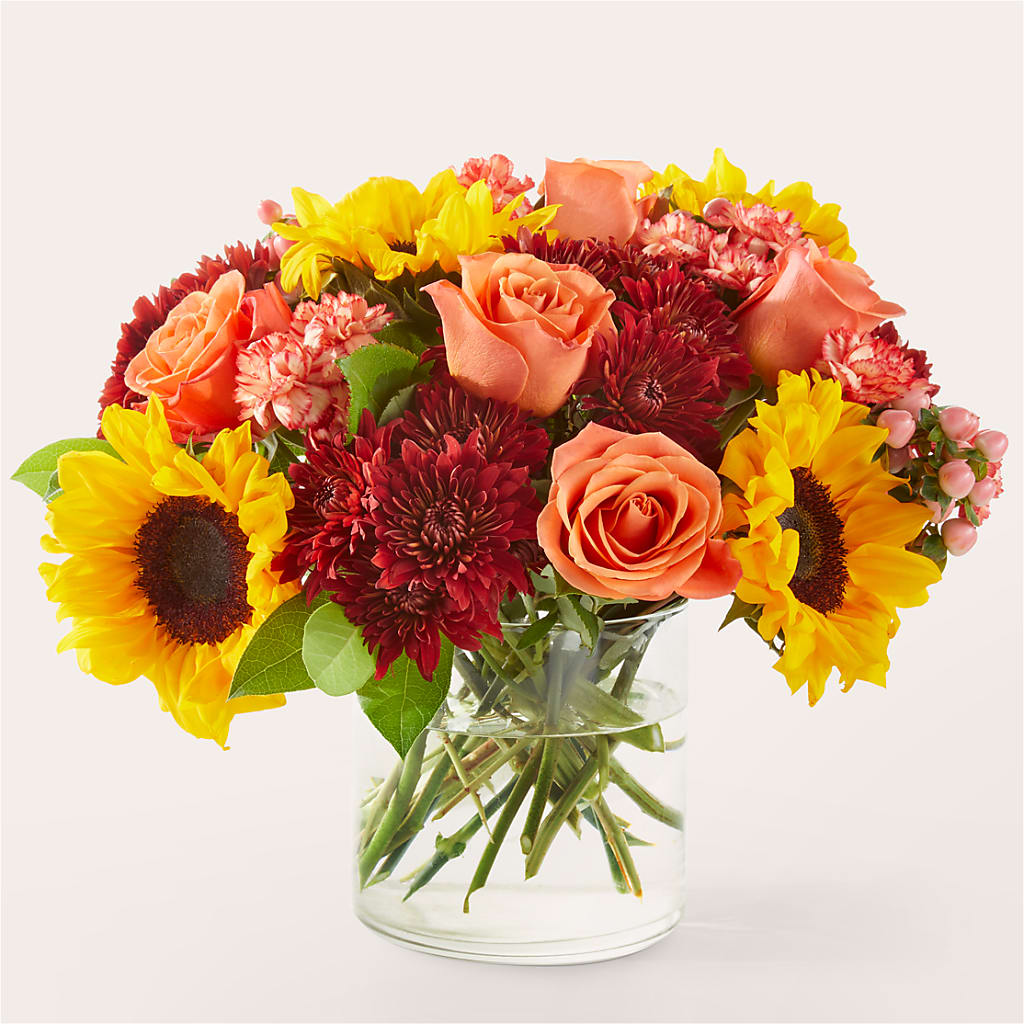 September Sunset Bouquet – Abell Flower Shop, Abernathy TX