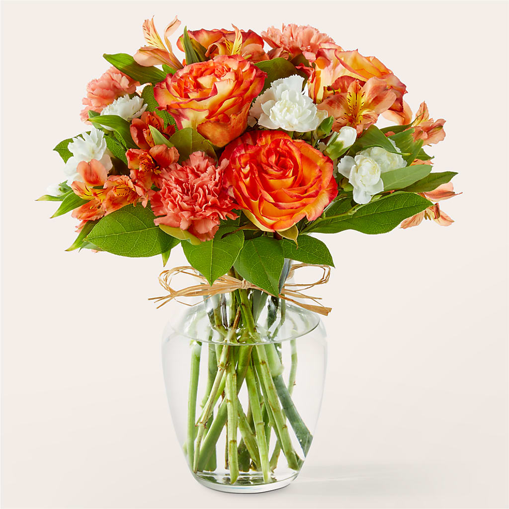 Apricot Glow Bouquet – Abell Flower Shop, Abernathy TX