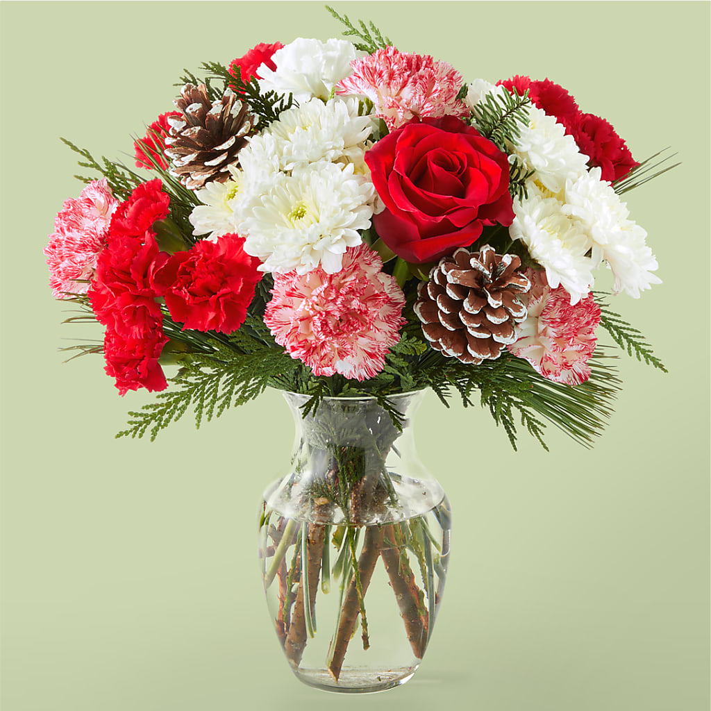 Candy Cane Lane Bouquet – Abell Flower Shop, Abernathy TX