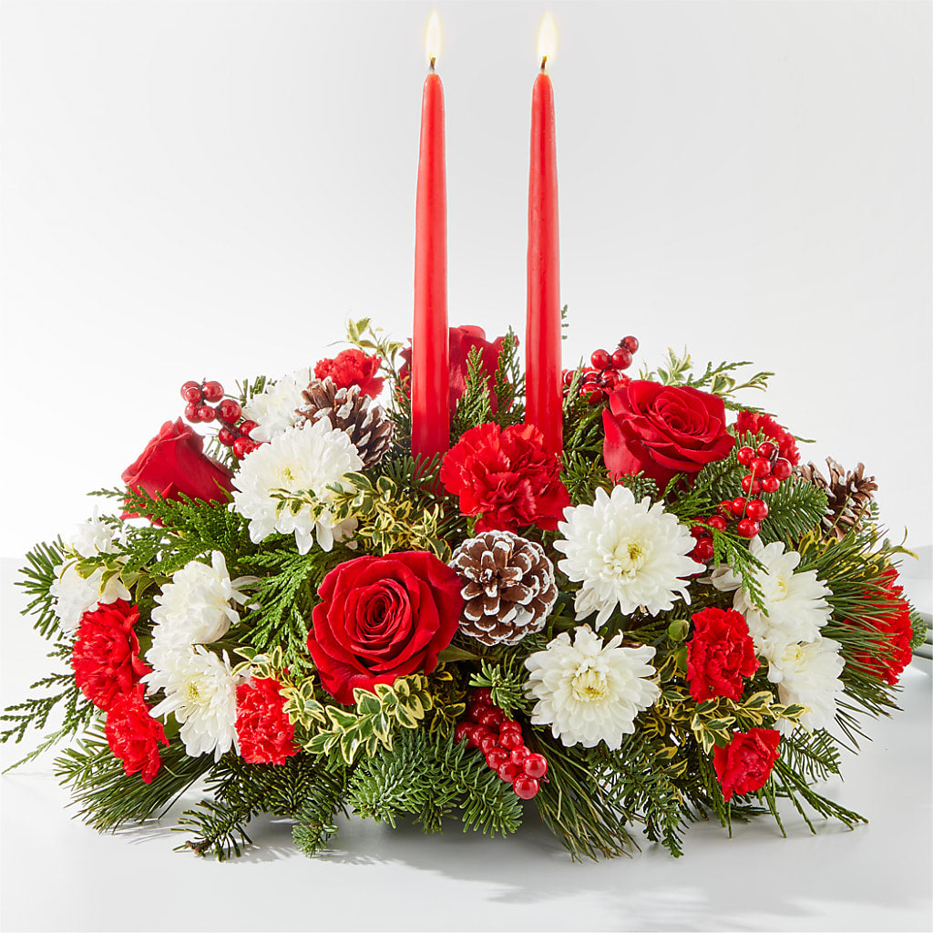 Holiday Soiree Centerpiece – Abell Flower Shop, Abernathy TX