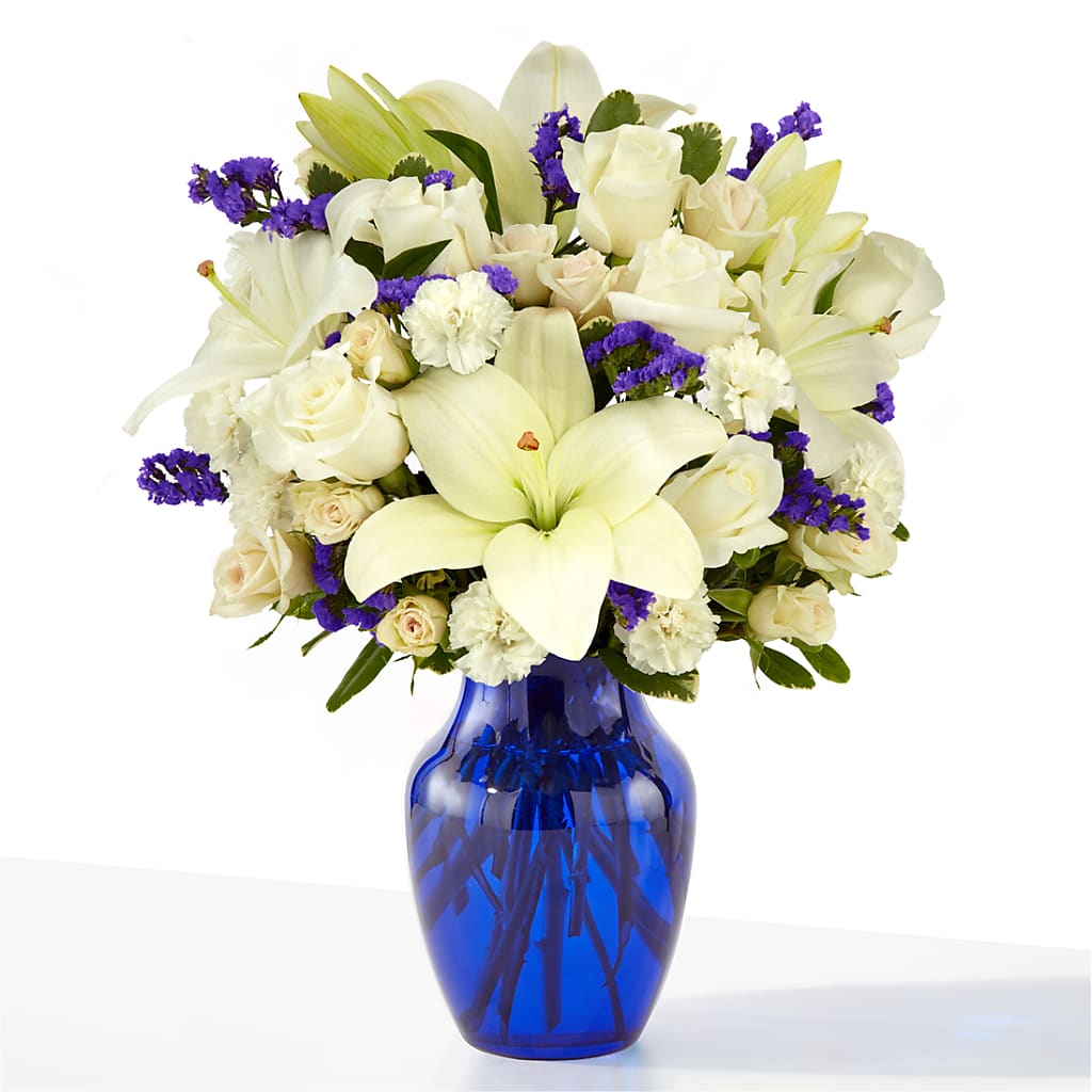 Sapphire Rush Bouquet – Abell Flower Shop, Abernathy TX