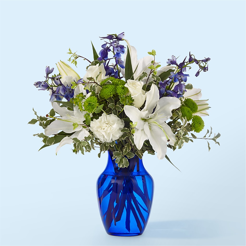Santorini Bouquet – Abell Flower Shop, Abernathy TX