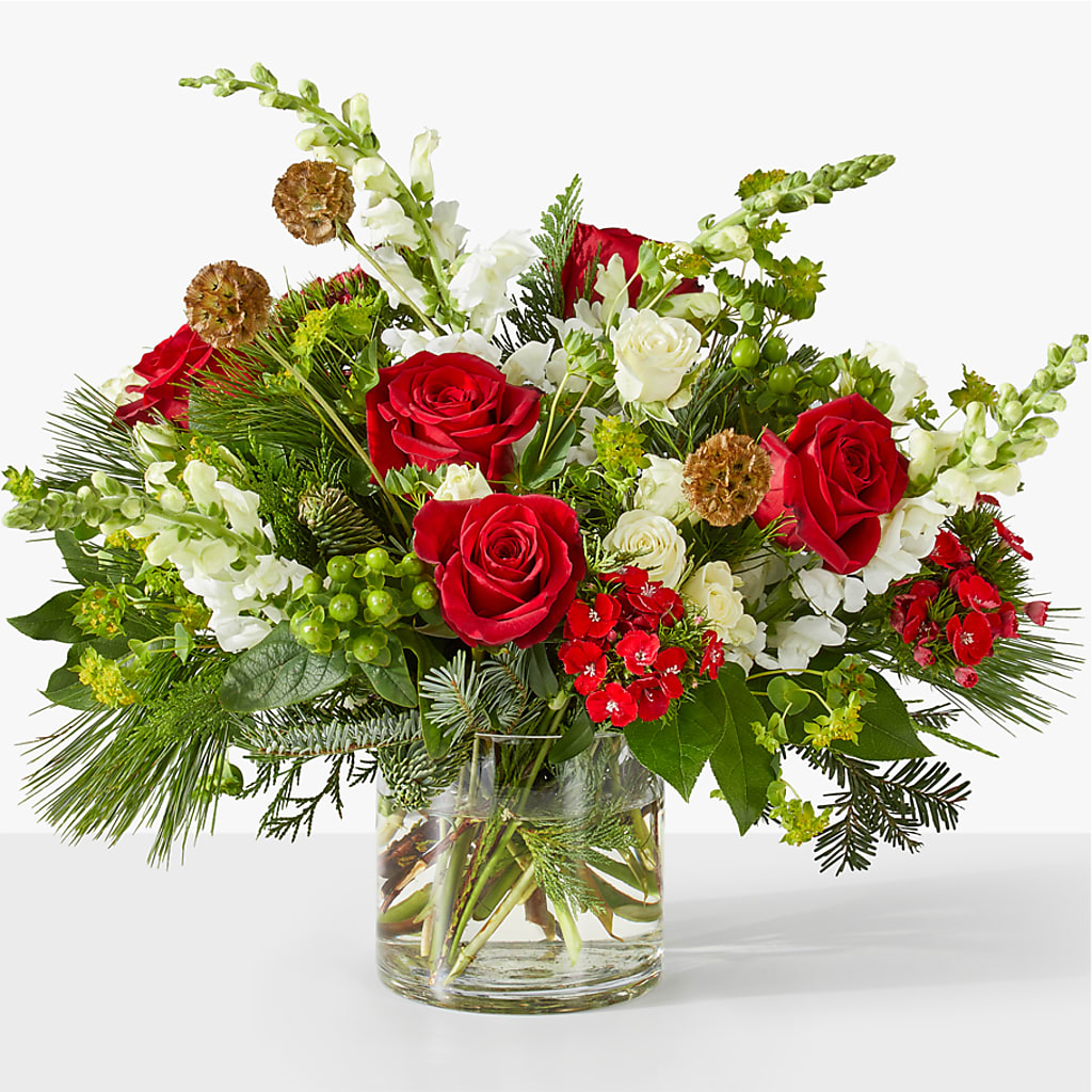 Deck the Halls Bouquet – Abell Flower Shop, Abernathy TX