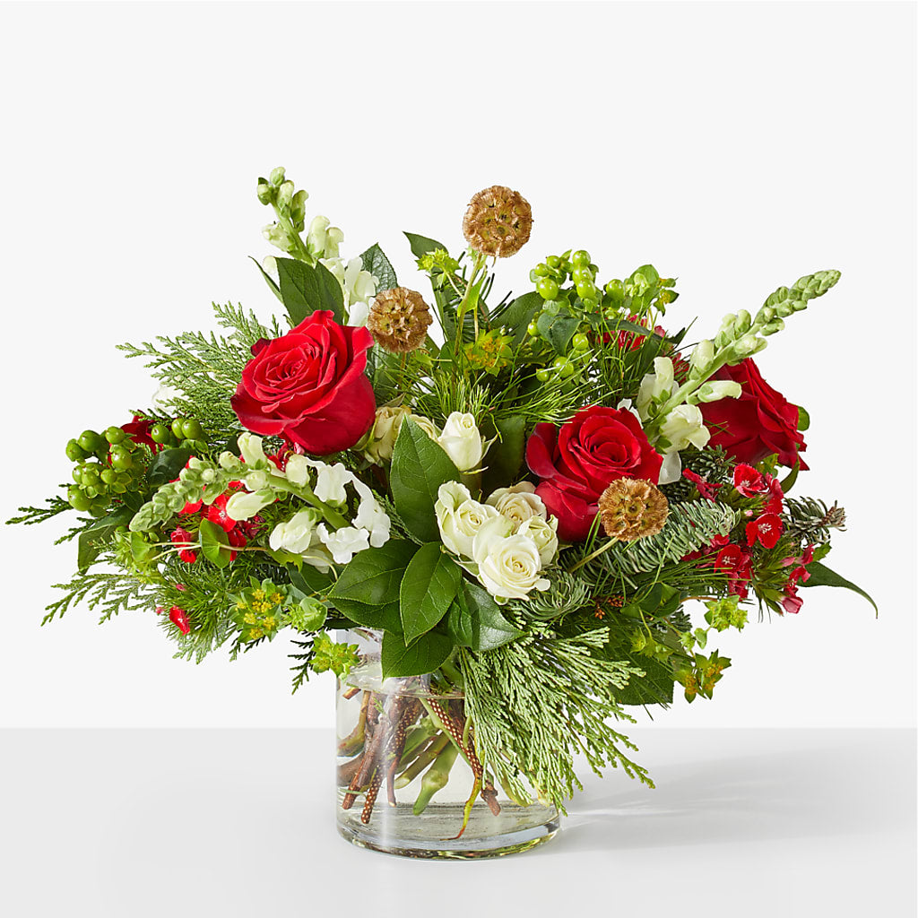 Deck the Halls Bouquet – Abell Flower Shop, Abernathy TX
