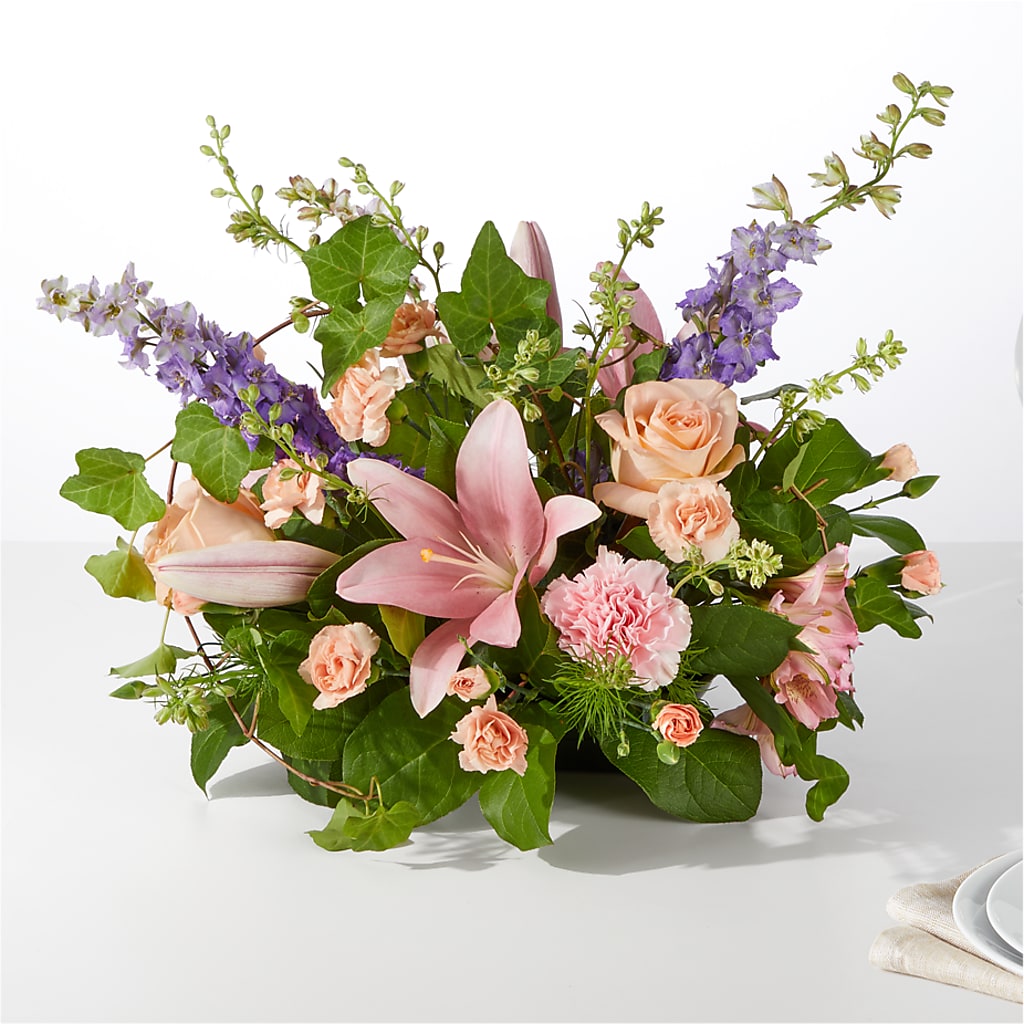 Blossom Time Centerpiece – Abell Flower Shop, Abernathy TX