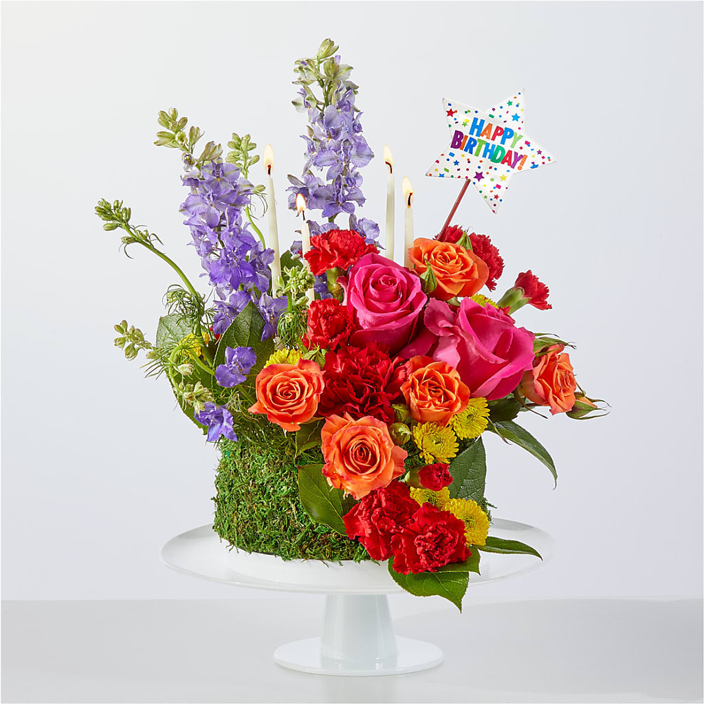 Best Year Yet Floral Cake – Abell Flower Shop, Abernathy TX
