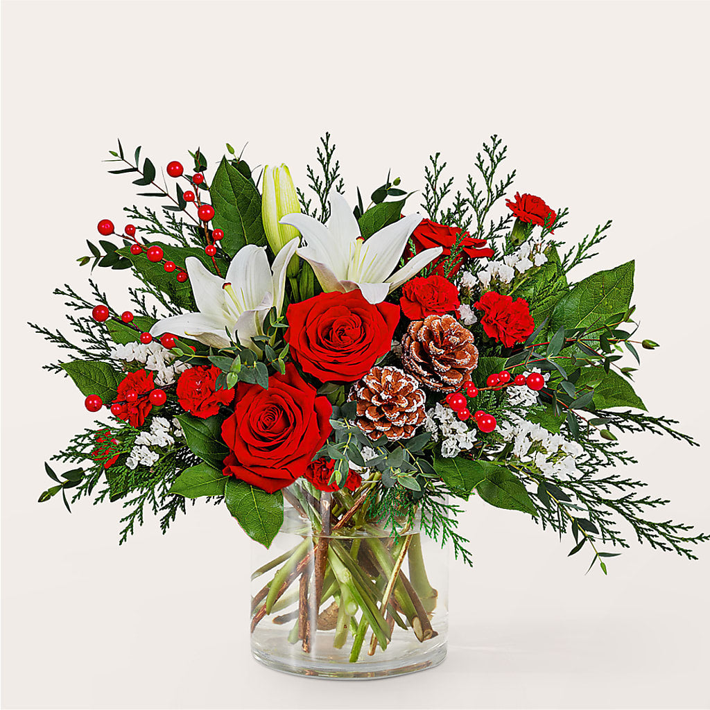Best in Snow Bouquet – Abell Flower Shop, Abernathy TX