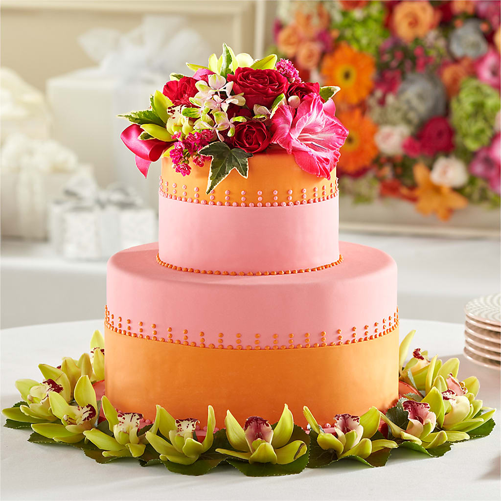 Sweet Citrus Cake Decor – Abell Flower Shop, Abernathy TX