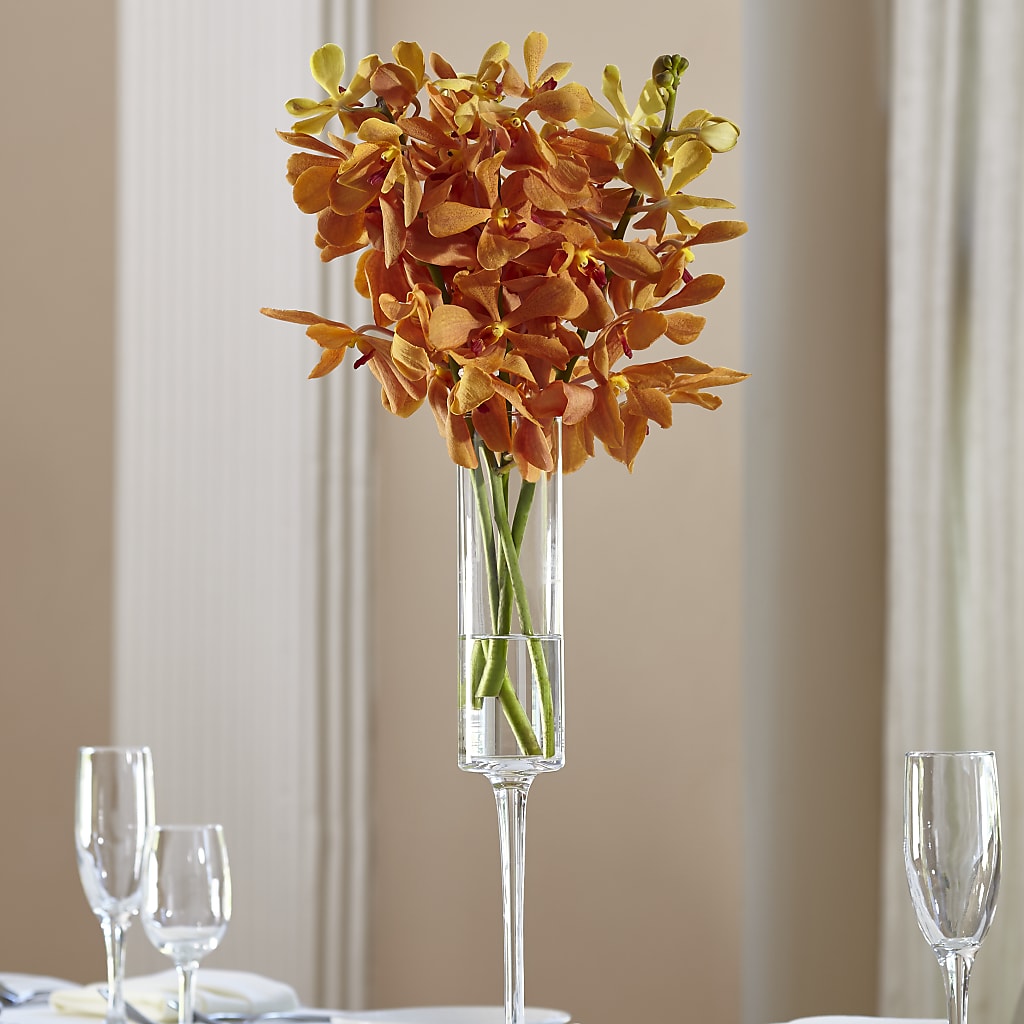 Orange Mokara Bouquet – Abell Flower Shop, Abernathy TX