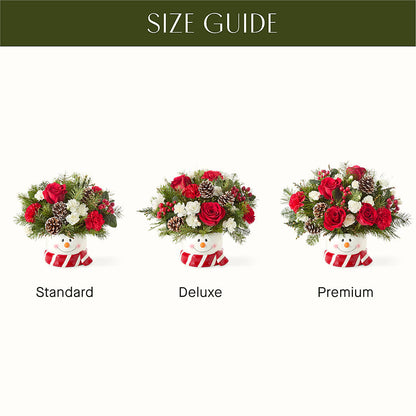 Jolly Snowman Bouquet –  Abell Flower Shop, Abernathy TX