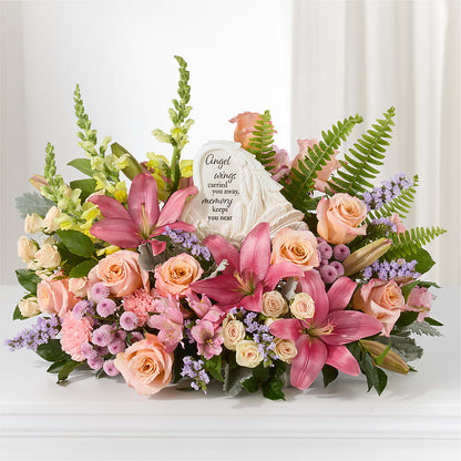 Gentle Light Arrangement –  Abell Flower Shop, Abernathy TX