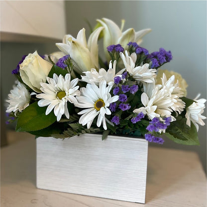 Beyond Blue Box Bouquet –  Abell Flower Shop, Abernathy TX