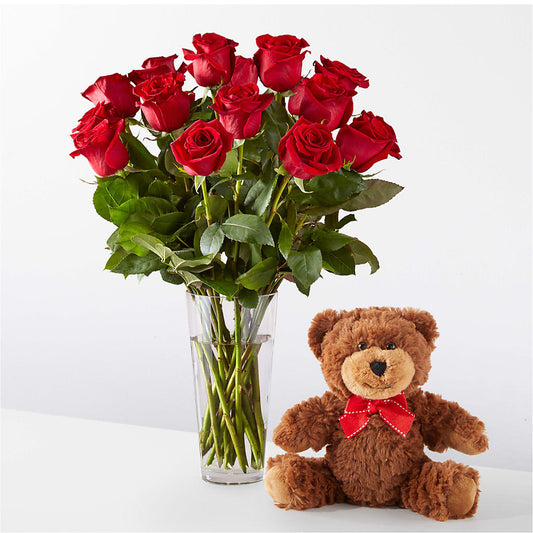 Romantic Long Stem Red Rose Bouquet Bundles –  Abell Flower Shop, Abernathy TX