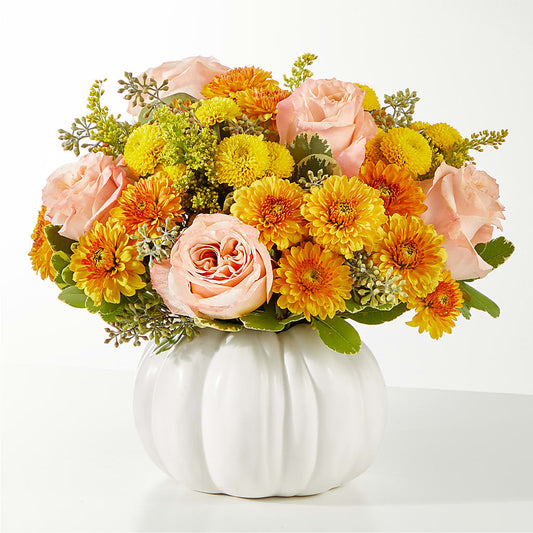 Peachy Pumpkin –  Abell Flower Shop, Abernathy TX